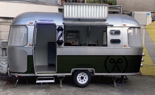【僅此一台】極具設計感理髮露營車，一出場就是焦點，限時刊登！